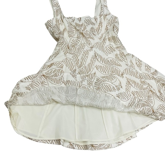 Antonio Melani x M.G. Style Nat Palm Drawing Print Linen Mini Dress NWT $199 - Picture 9 of 14